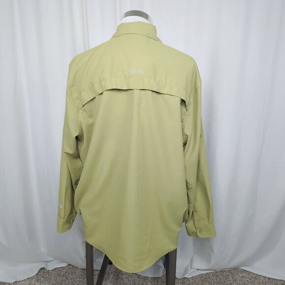 Cabelas Button Down Shirt X Large Green XPG Outdoor Insect Defense - Picture 5 of 9